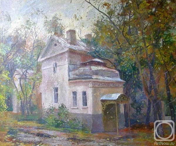 Gerasimov Vladimir. Moscow. 1st Cossack Lane, the past of the pink mansion house 6