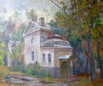 Moscow. 1st Cossack Lane, the past of the pink mansion house 6. Gerasimov Vladimir