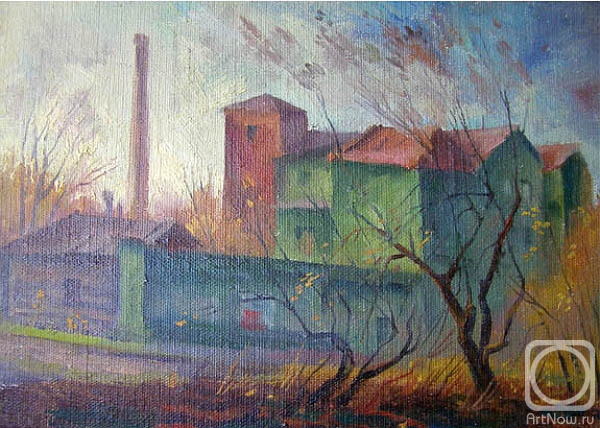 Gerasimov Vladimir. Plant on Bozhedomka, an industrial zone of Moscow