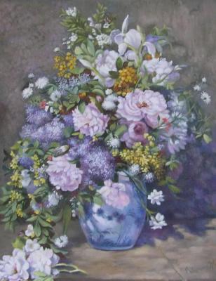 Summer bouquet. Renoir. Copy