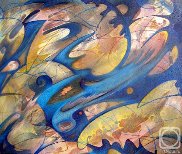 Картина маслом на холсте. Герасимов Владимир. Абстракция 5