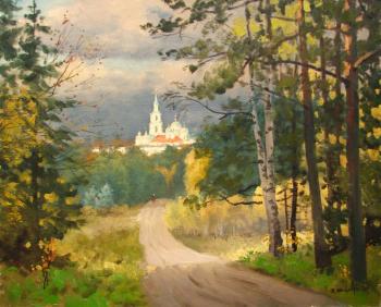 The road to the central farm. Valaam
