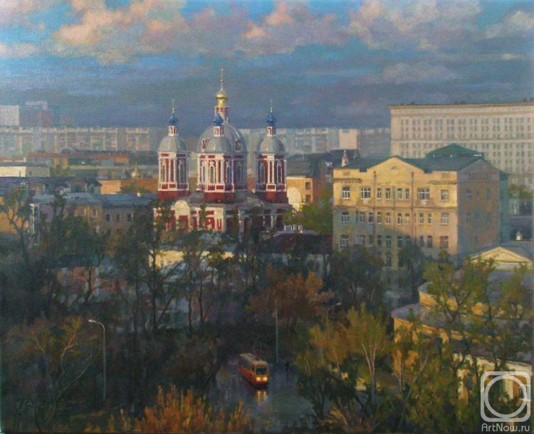 Волков Сергей. Москва. Вид на храм Св. Климента