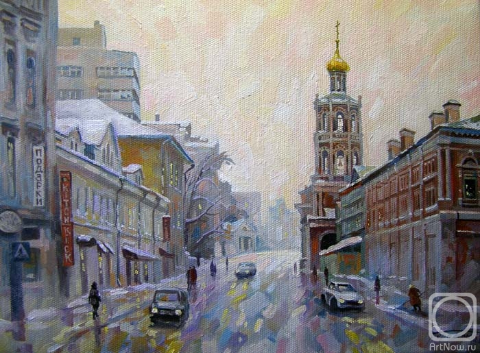 Gerasimov Vladimir. Moscow. Petrovka Street Spring