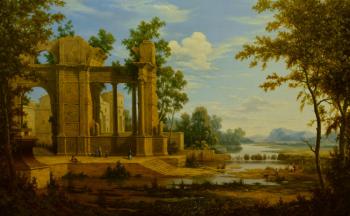 Landscape with ruins 1
