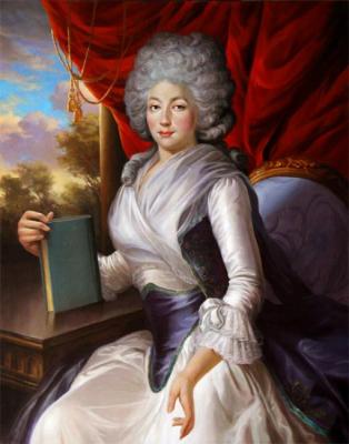 Olga Aleksandrovna Zherebtsova (1766-1849). Mescheriakov Pavel