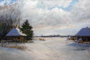 The lake is frozen. Korytov Sergey