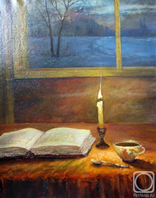 Korytov Sergey. Still life with candle