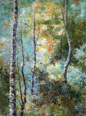 Volosov Vladmir Davidovich. Birch forest