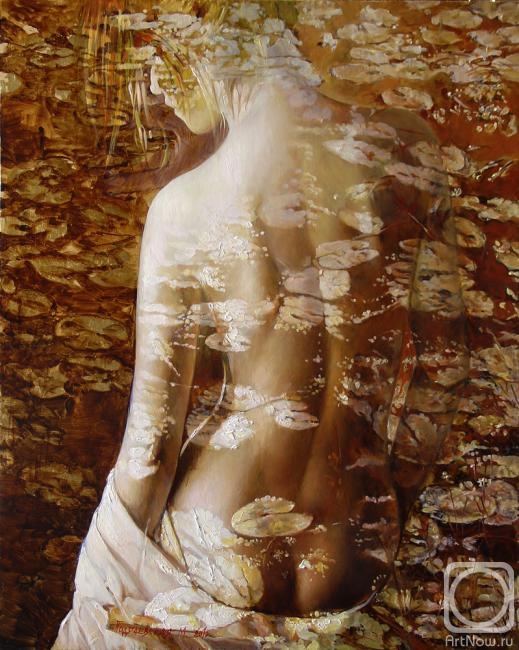 Podgaevskaya Marina. Golden lilies No4