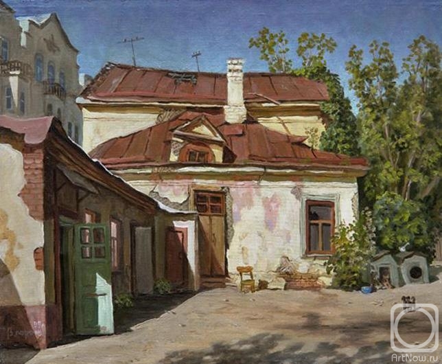 Paroshin Vladimir. Yard in Staromonetny Lane