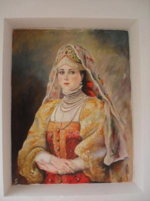 Portrait of Z. Yusupova in Russian costume (K.Makovsky)