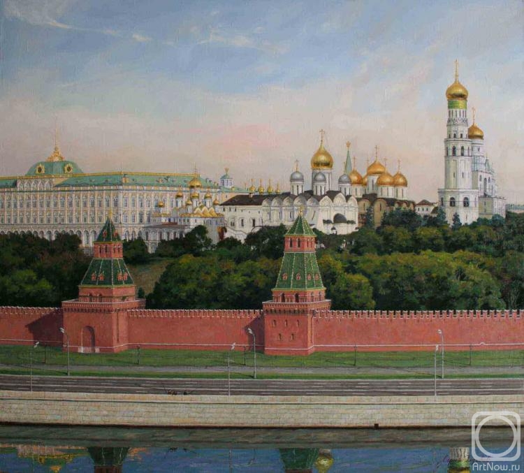 Glushkov Sergey. The Kremlin in the morning