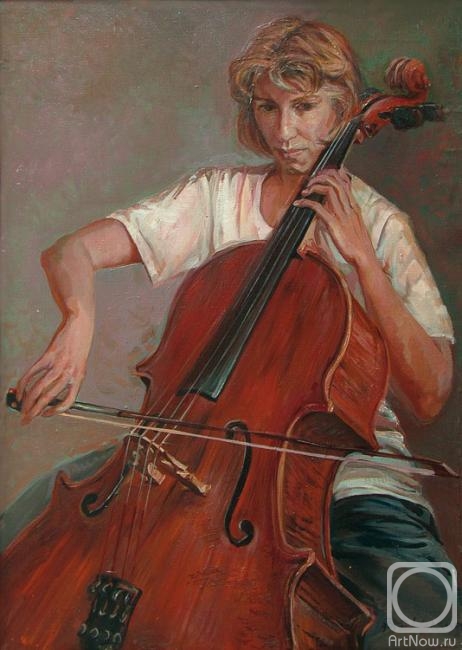 Loukianov Victor. Cellist Olga (etude)