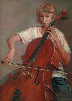Cellist Olga (etude)