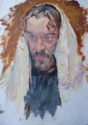 A portret of Vasiliy Nesterov