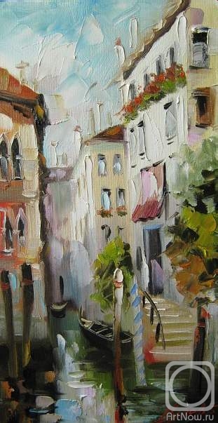 Картина маслом на холсте. Шуберт Альбина. Венеция