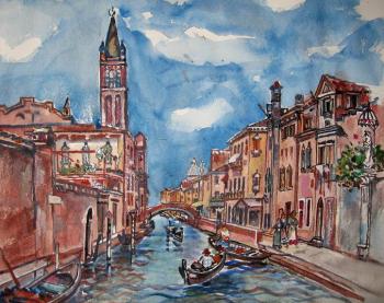 Venice (sketch of painting). Karaceva Galina