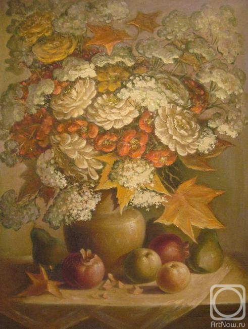 Vasil (Smirnova) Irina. Bouquet with leaves