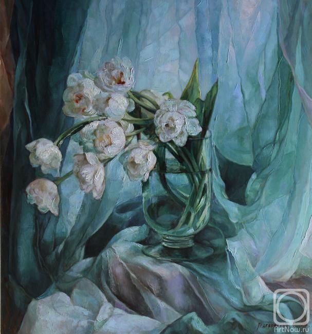 Podgaevskaya Marina. White tulips