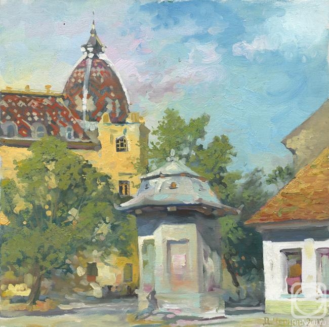 Chernov Denis. Hungary Art Camp. Pictoresque Roofs of Nagykoros