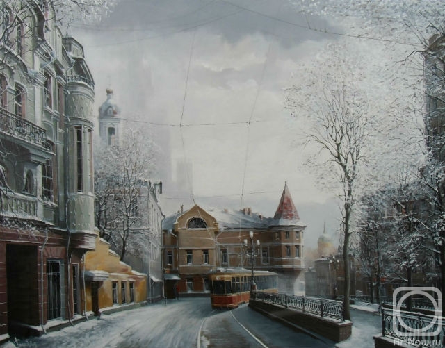 Starodubov Alexander. Yauza Gate in winter
