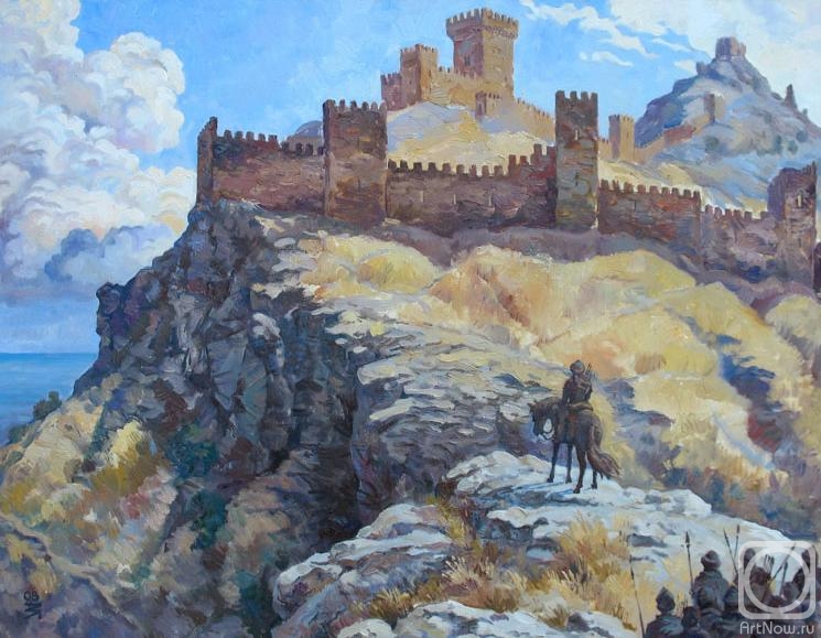 Zolotarev Leonid. Genoese fortress. Zander. Crimea