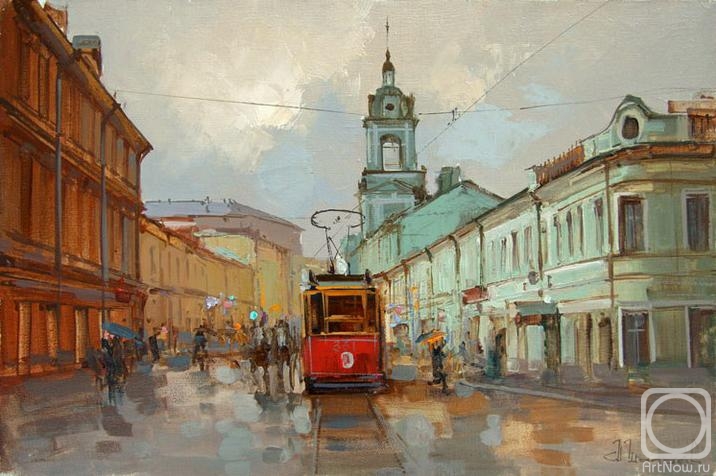 Shalaev Alexey. Pyatnitskaya Street. Series "Old Moscow"