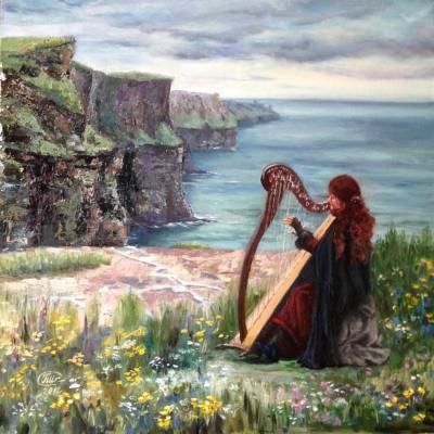 The Celtic ballad. Cliffs of-Moher, Ireland. Shturkina Gabriella