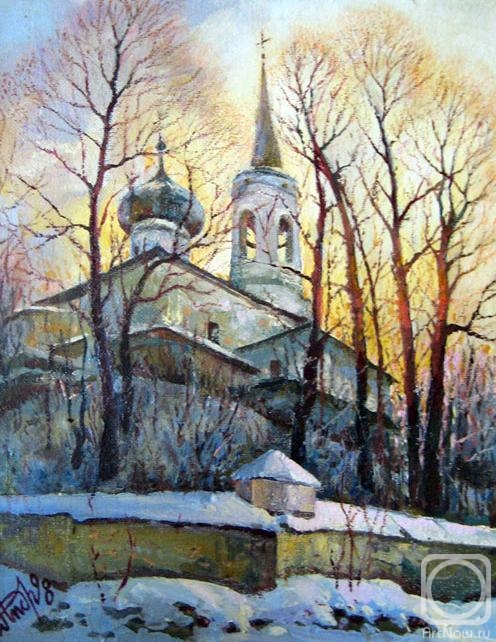 Andrianov Andrey. Winter sunset