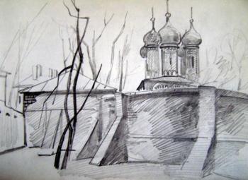 Moscow sketches 48. Gerasimov Vladimir