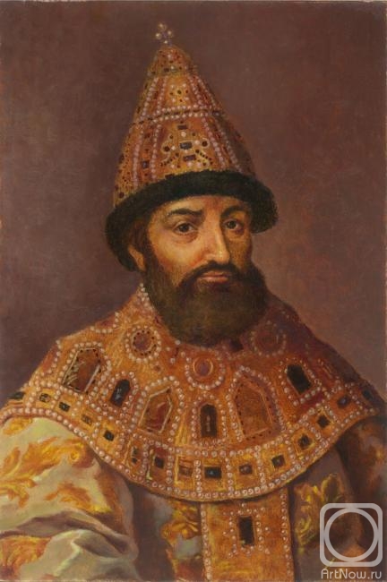 Kim-Borzenko Olga. Kopt of the portreit of Tsar Mikhail Fedorovich