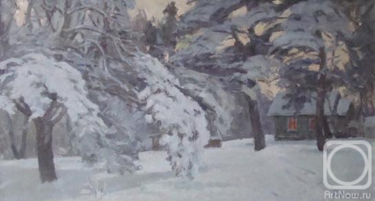 Rubinsky Pavel. Snow-covered pines