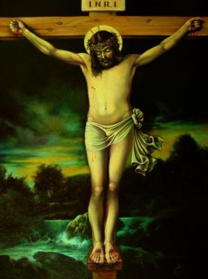 The crucifixion, death, death. Kharabadze Teimuraz