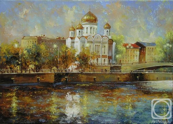 Boev Sergey. View of the Cathedral of Christ
