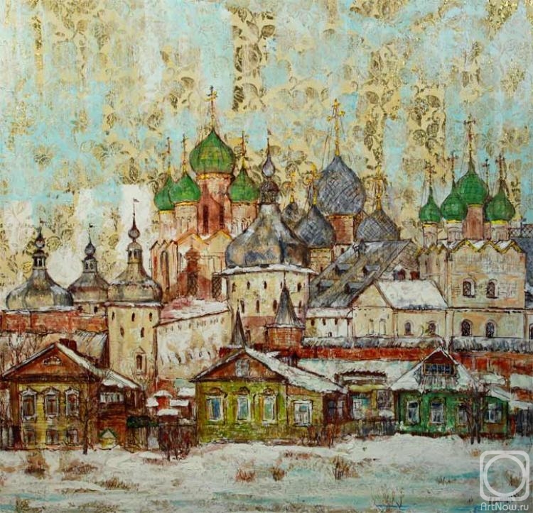 Volkhonskaya Liudmila. View of the Rostov Kremlin