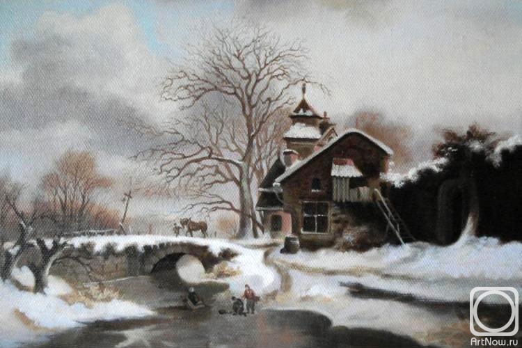 Sidikova Anna. Winter landscape