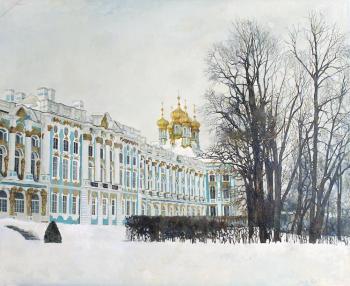 Tsarskoye Selo in the winter