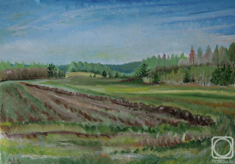 Klenov Andrei. On the arable land