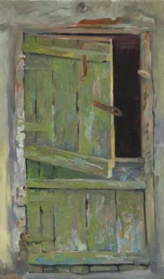 Green Door of Barn