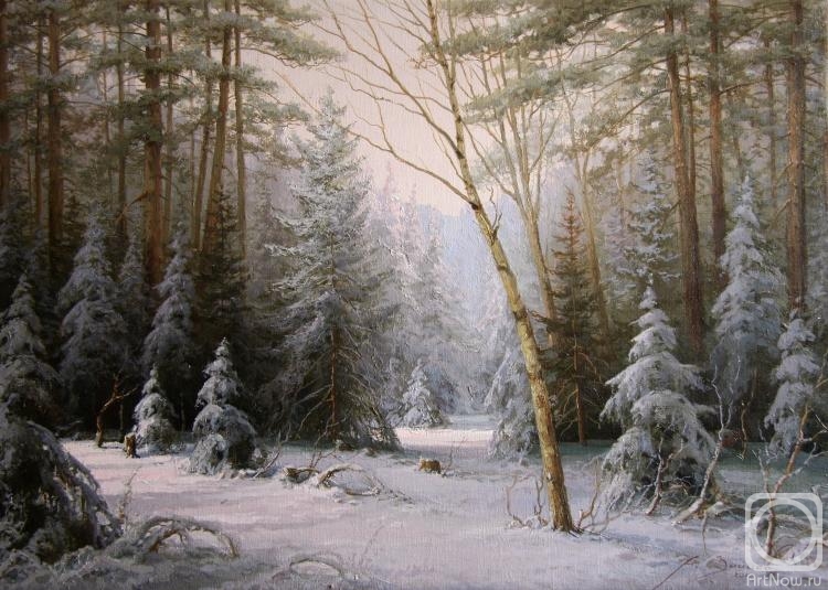 Zaitsev Alexander. Winter wood