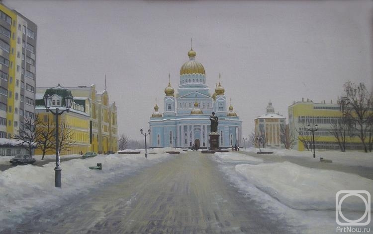 Bakaeva Yulia. Winter. Cathedral Ushakov