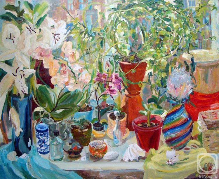 Petrovskaya-Petovraji Olga. Window jungle in May