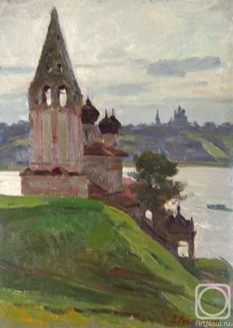 Rubinsky Pavel. Above the Volga river. Uglich