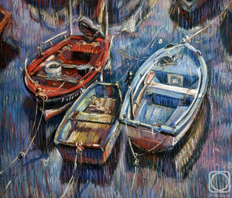 Filippova Ksenia. Fishing boats rest