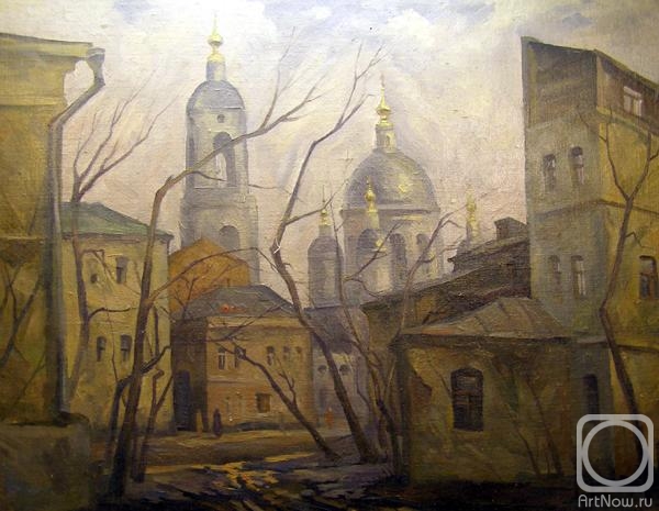 Gerasimov Vladimir. Moscow. Church of St. Sergius of Radonezh in Rogozhskaya settlement that in Gonnaya