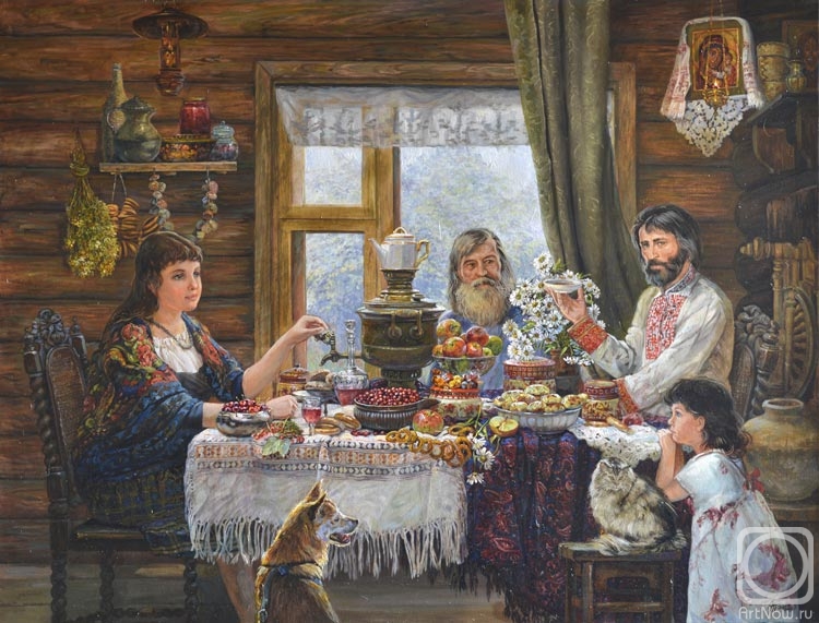 Panov Eduard. Russian hut