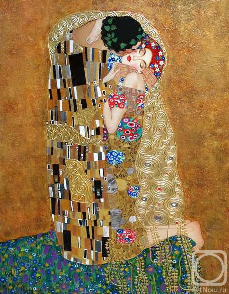 Zhukoff Fedor. Kiss (inspired by Gustav Klimt)