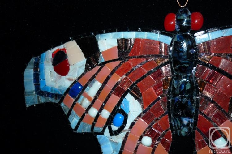 Maslennikov Sergey. Mosaic fragment "Butterfly"
