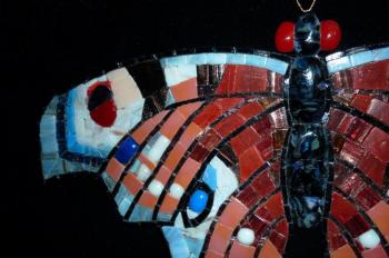 Mosaic fragment "Butterfly". Maslennikov Sergey
